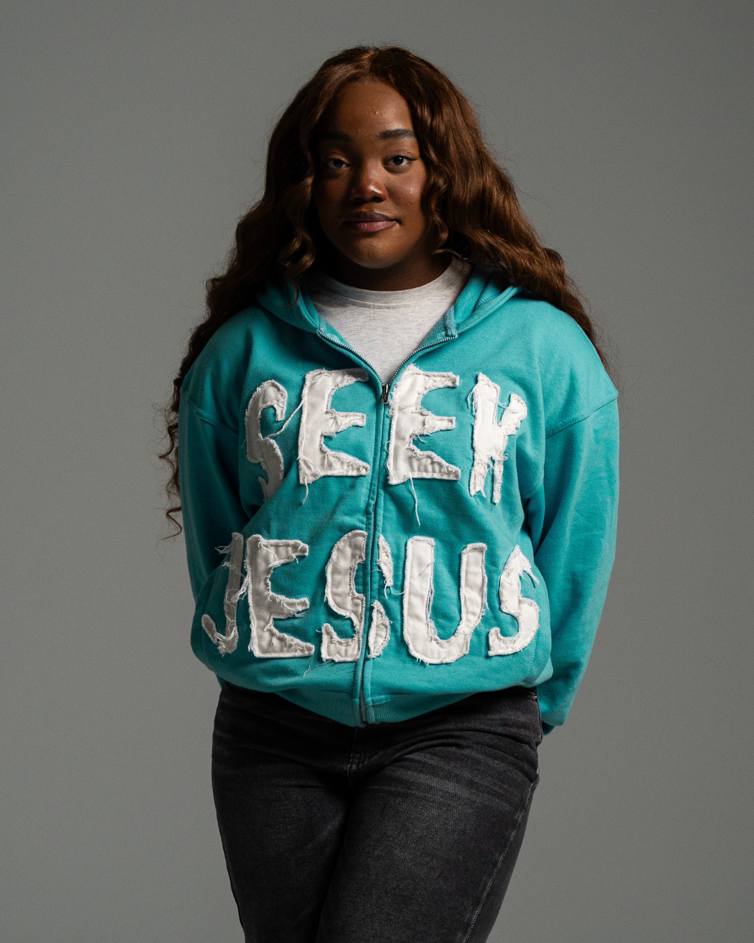 "SEEK JESUS" ZIPUP
