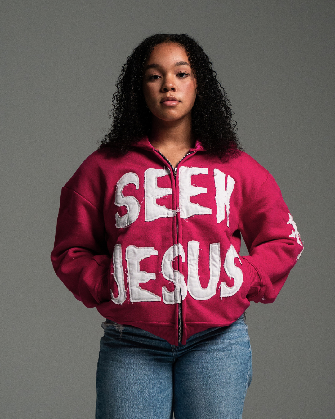 "SEEK JESUS" ZIPUP