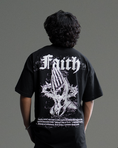 "FAITH" OVERSIZED TEE