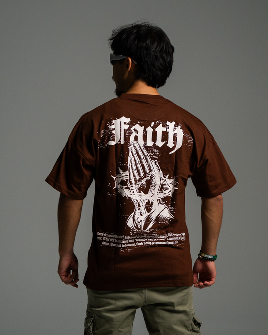 "FAITH" OVERSIZED TEE