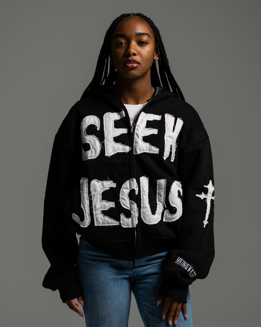 “Seek Jesus” Zipup