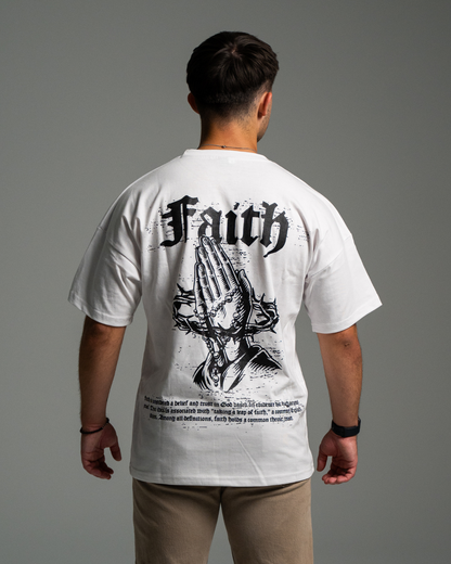 "FAITH" OVERSIZED TEE